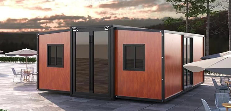 Casa de contenedores expandible
