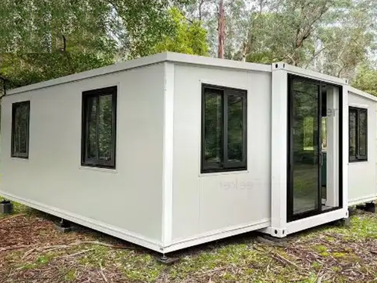 Casa de contenedores de vacaciones para acampar expandibles