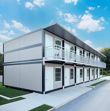 Casa de contenedores plegable